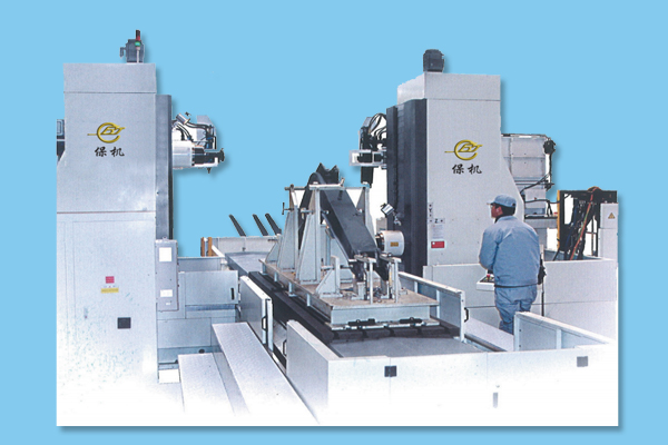 卧(wo)式雙面數(shù)控镗銑專(zhuan)用機床